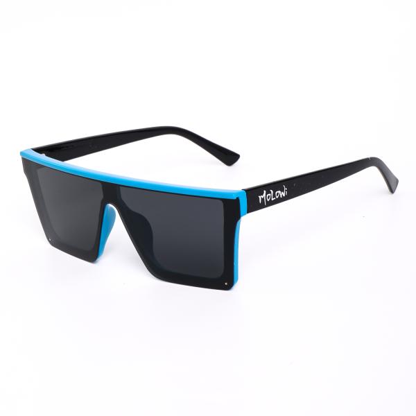 M-Zero — Negro · Azul cyan