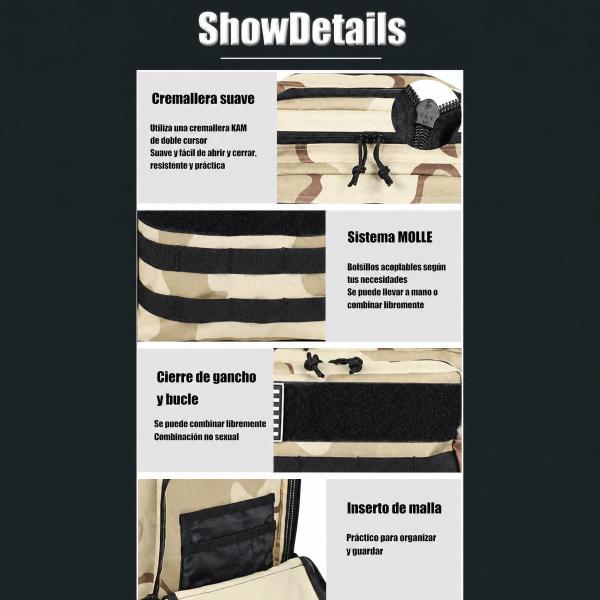 Mochila Táctica Molowi